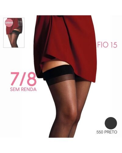 Meia Calça 7/8 Fio 15 Natural (Veste do 38 ao 44)
