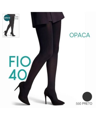 Meia Calça Fio 40 Preta