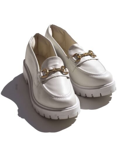 Mocassim Tratorado Bege Unisex