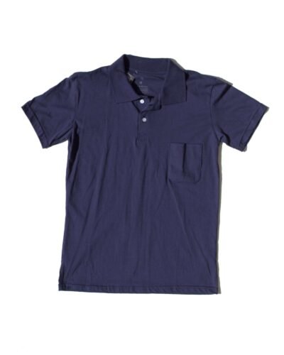 Camiseta Gola Polo Azul Marinho Manga Curta