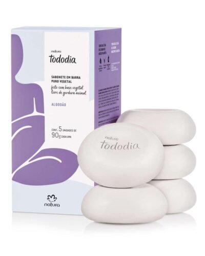 5 Sabonetes Algodão (90g Cada Um)