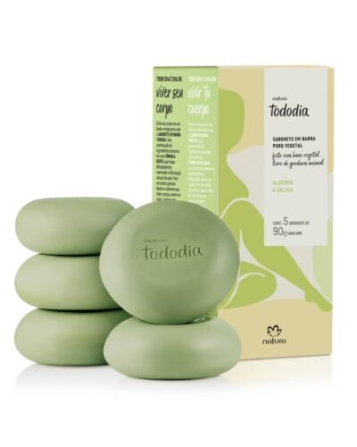 5 Sabonetes Alecrim e Sálvia (90g Cada Um)