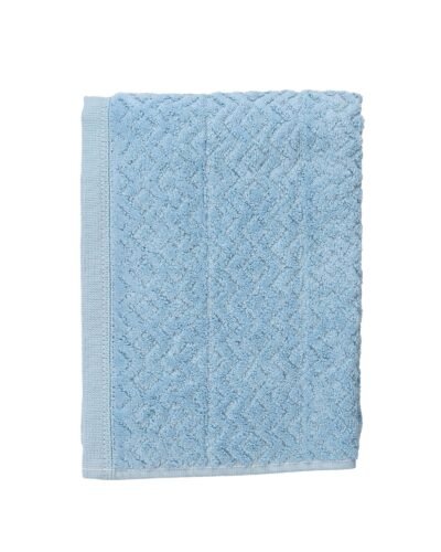 Toalha de Rosto Loft Azul Claro Algodão 0,7×0,5m