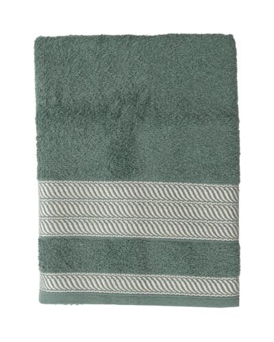 Toalha de Banho Siena Verde Militar Algodão 1,5×0,8m