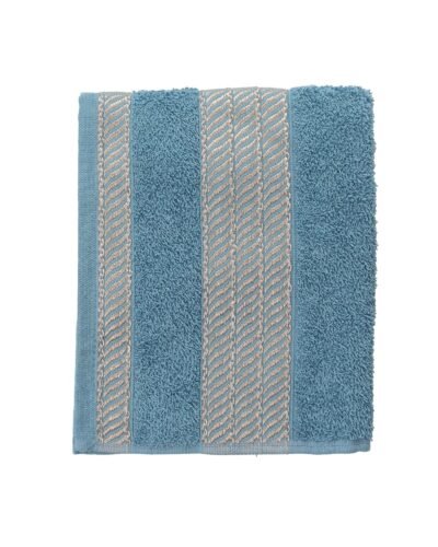 Toalha de Rosto Siena Azul Escuro Algodão 0,8×0,5m
